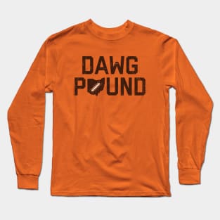 Dawg Pound - Orange Long Sleeve T-Shirt